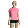 SPORTY Damski T-Shirt 140g P123618O neonowy róż