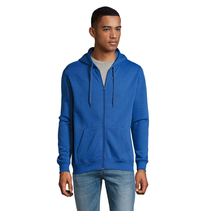 STONE UNI HOODIE 260g P123942O niebieski
