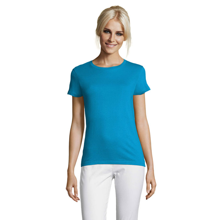 REGENT Damski T-Shirt 150g P123984O aqua