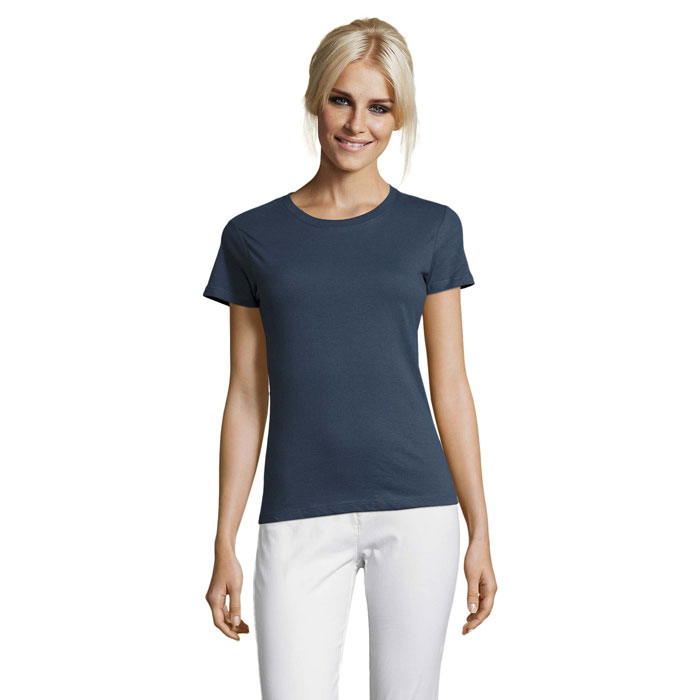 REGENT Damski T-Shirt 150g P123984O denim