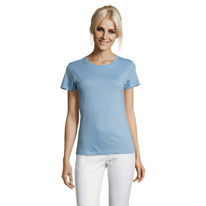 REGENT Damski T-Shirt 150g P123984O blekitny