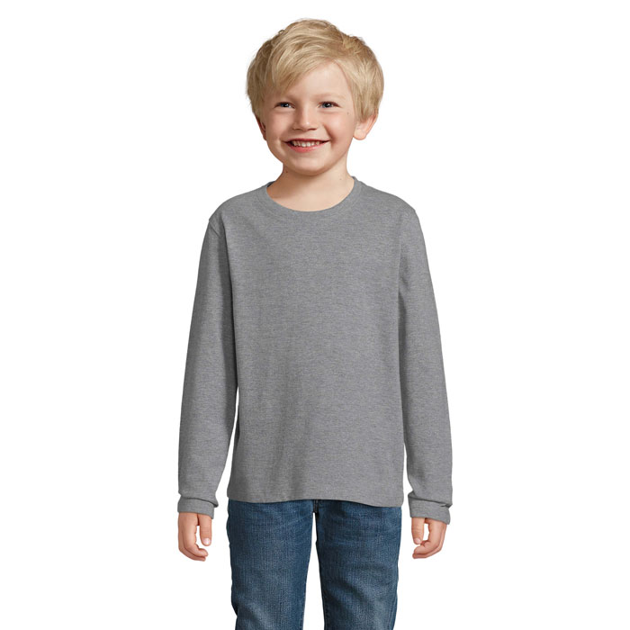 IMPERIAL LSL KIDS T-SHIRT P124434O szary melanż