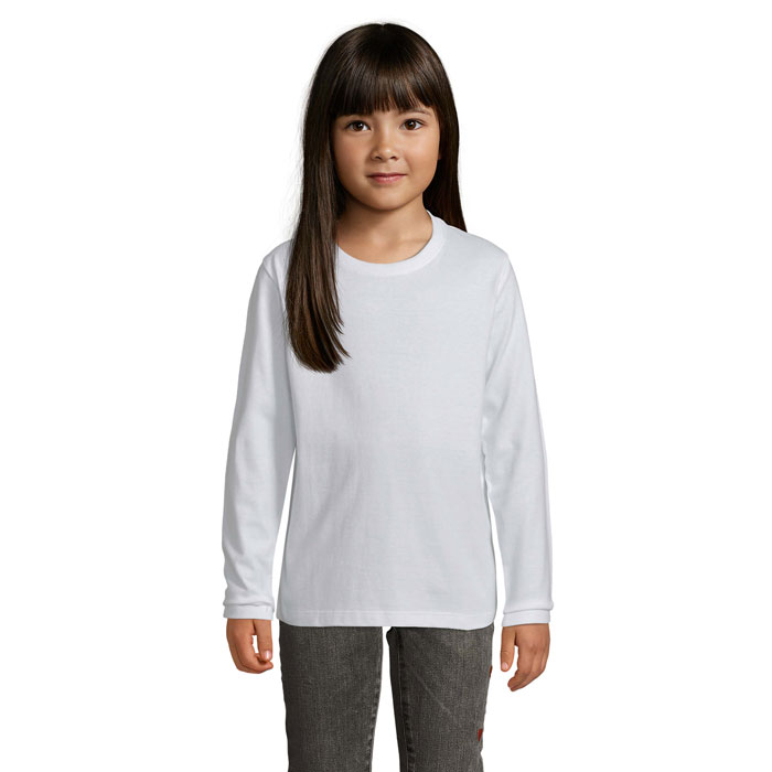 IMPERIAL LSL KIDS T-SHIRT P124434O bialy