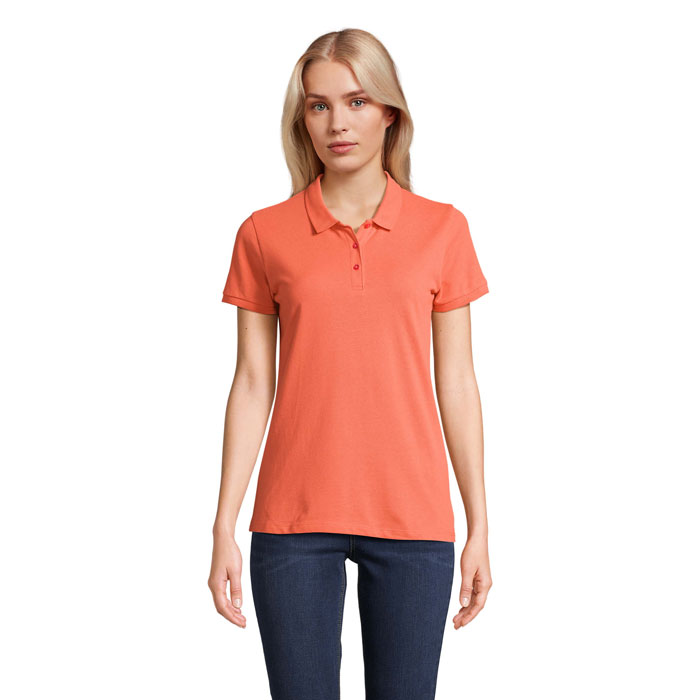 PLANET WOMEN polo 170g P125196O pop orange