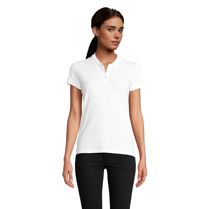 PLANET WOMEN polo 170g P125196O bialy