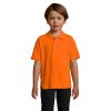 SUMMER II KIDS Polo 170g P127823O pomaranczowy