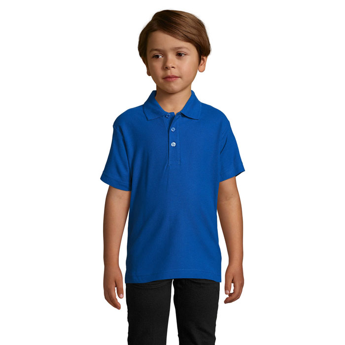 SUMMER II KIDS Polo 170g P127823O niebieski