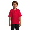 SUMMER II KIDS Polo 170g P127823O czerwony