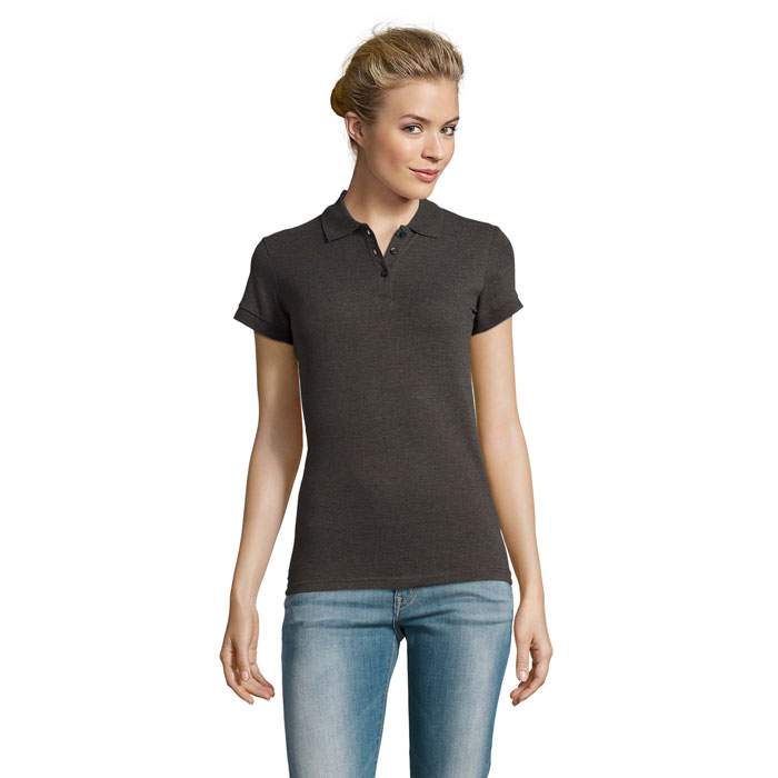 PERFECT Damskie POLO 180g P128023O charcoal melange