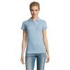 PERFECT Damskie POLO 180g P128023O sky blue pique