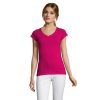 MOON Damski T-SHIRT 150g P128583O fuchsia