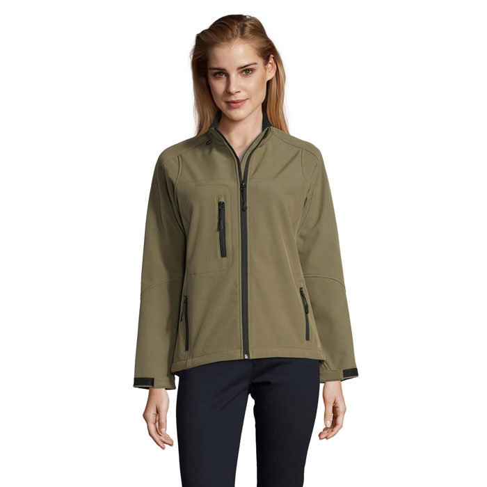 ROXY Damski softshell 340g P129992O army