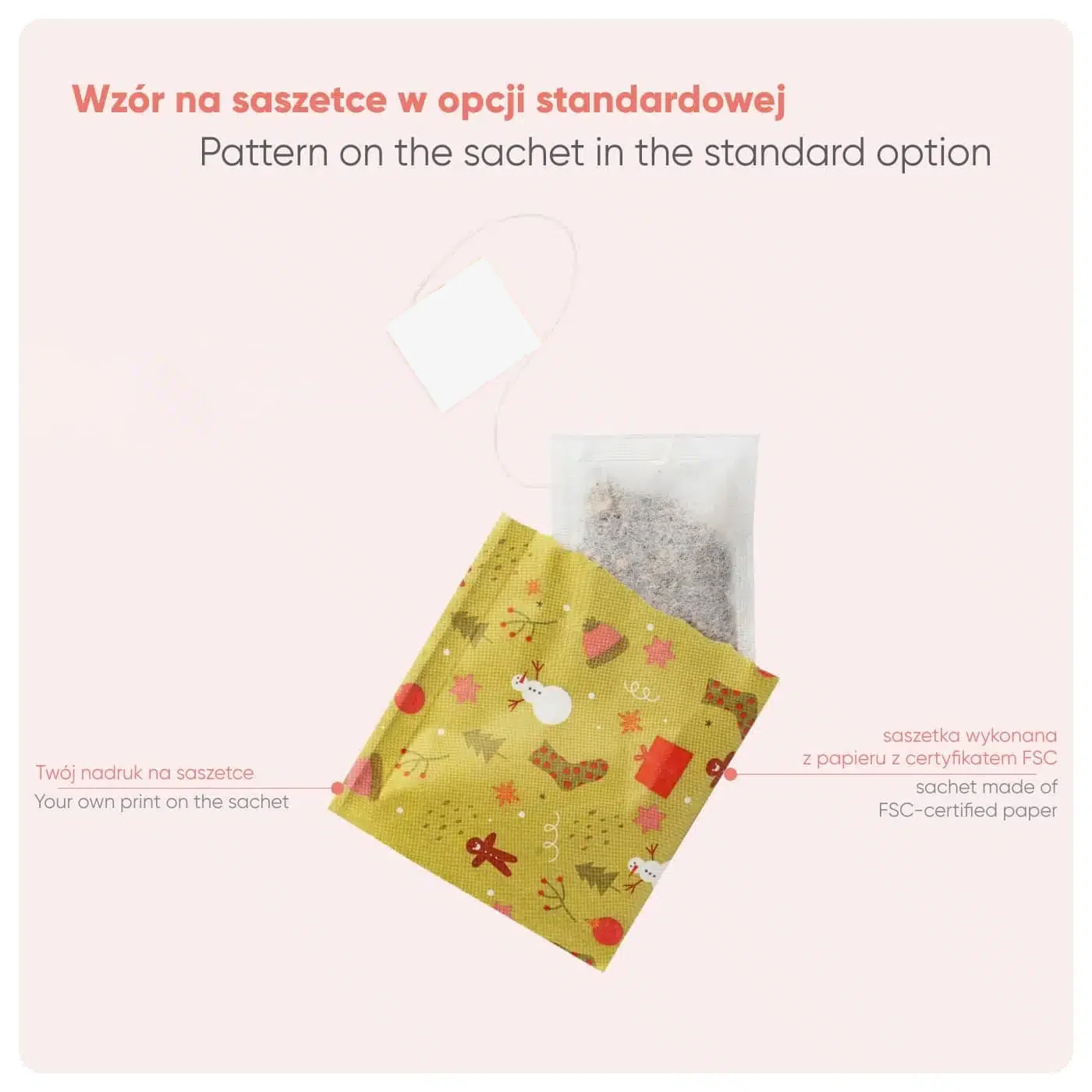 HERBATA W PUDEŁKU 6 SZT Xmas P137298Z