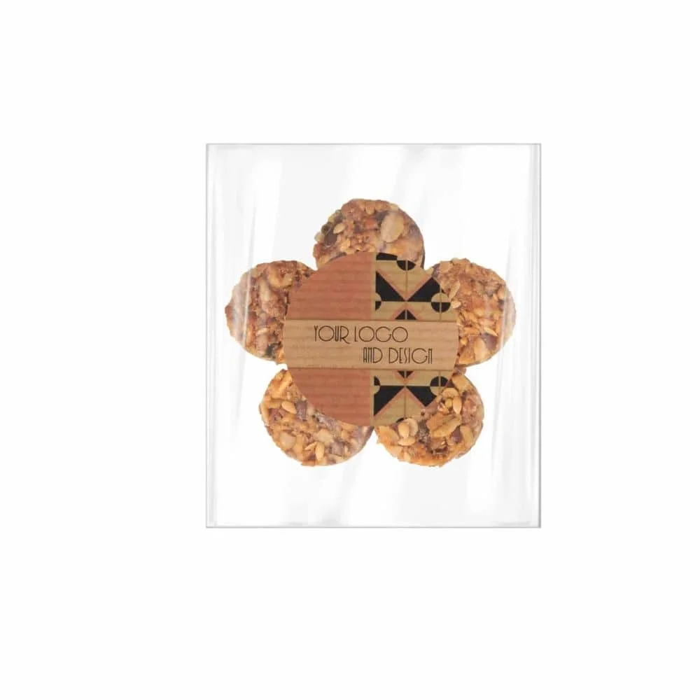 SŁODYCZE REKLAMOWE BATON ZBOŻOWY KWIATEK P136729Z SL-0393E