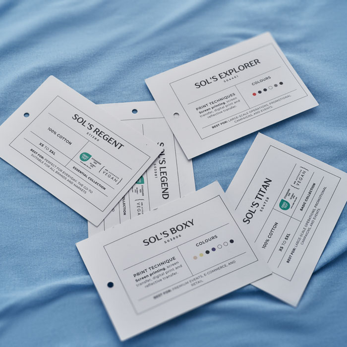 Zestaw wzorów koszulek SOL'S. P137430O