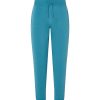 Spodnie dresowe sweats pants cuff man P141136H petrol blue