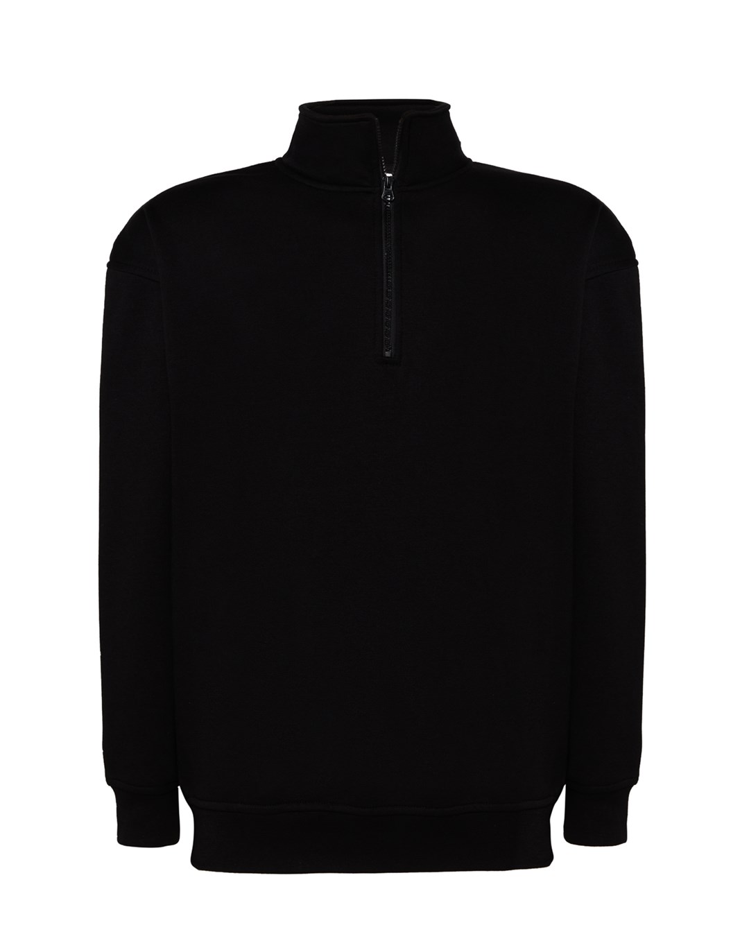 Bluza dresowa swra zip half zip sweatshirt P138633H black