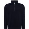 Bluza dresowa swra zip half zip sweatshirt P138633H navy