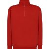 Bluza dresowa swra zip half zip sweatshirt P138633H red