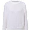 Bluza dresowa swrk 290 kid sweatshirt P139342H wh white