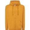 Bluza dresowa bluza hooded sweatshirt unisex P138334H mustard