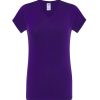 T-shirt tsrl cmfp regular lady comfort v-neck P139911H purple