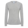 T-shirt lady regular ls premium P141552H grey melange