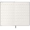 Moleskine 12-miesięczny poziomy planer tygodniowy L w twardej oprawie P144429C