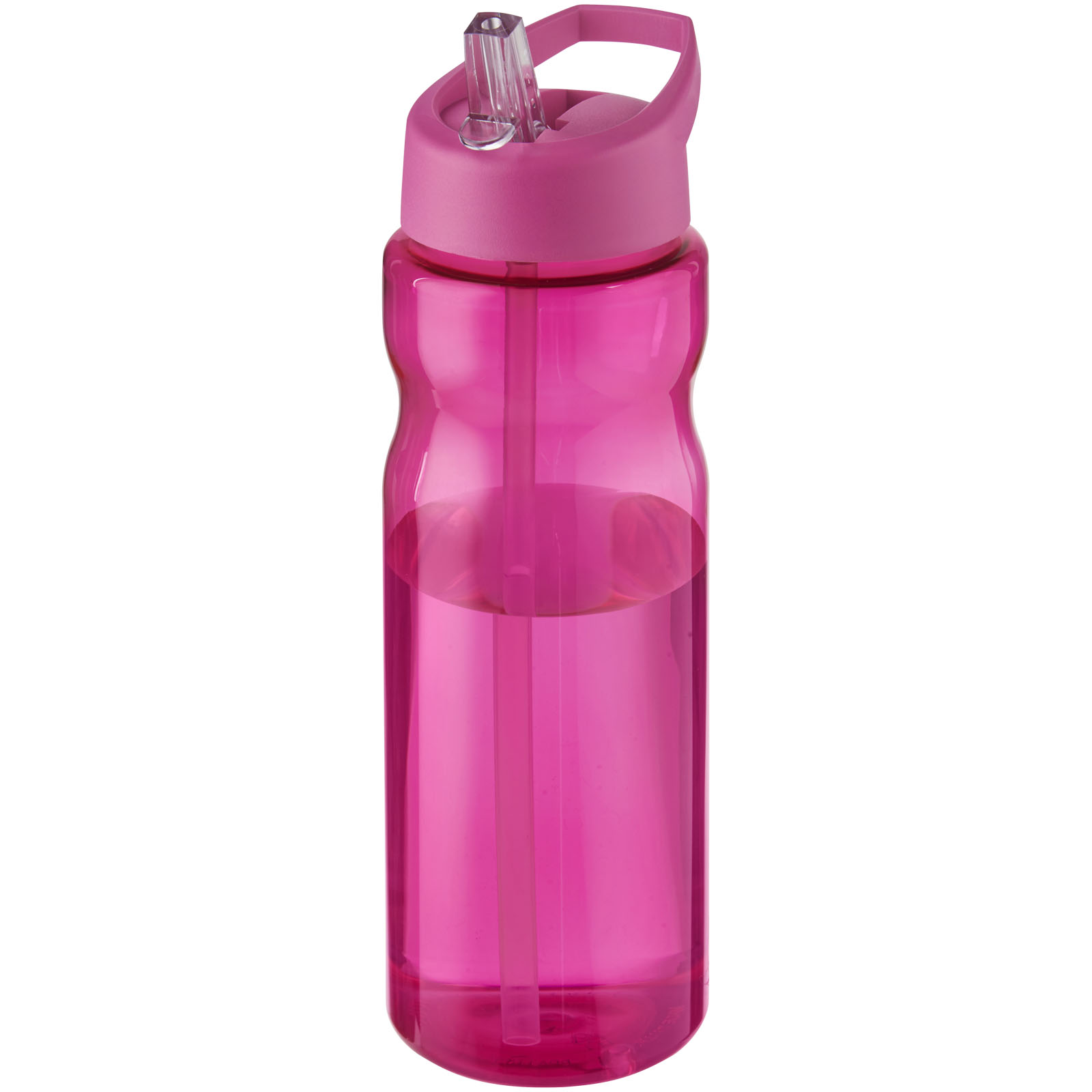 Bidon H2O Base® o pojemności 650 ml z wieczkiem z słomką P069269C magenta