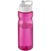 Bidon H2O Base® o pojemności 650 ml z wieczkiem z słomką P069269C magenta / biały