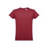 THC LUANDA. T-shirt męski z bawełny rurkowej P032114S burgund