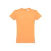 THC LUANDA. T-shirt męski z bawełny rurkowej P032114S koralowy pomarańcz