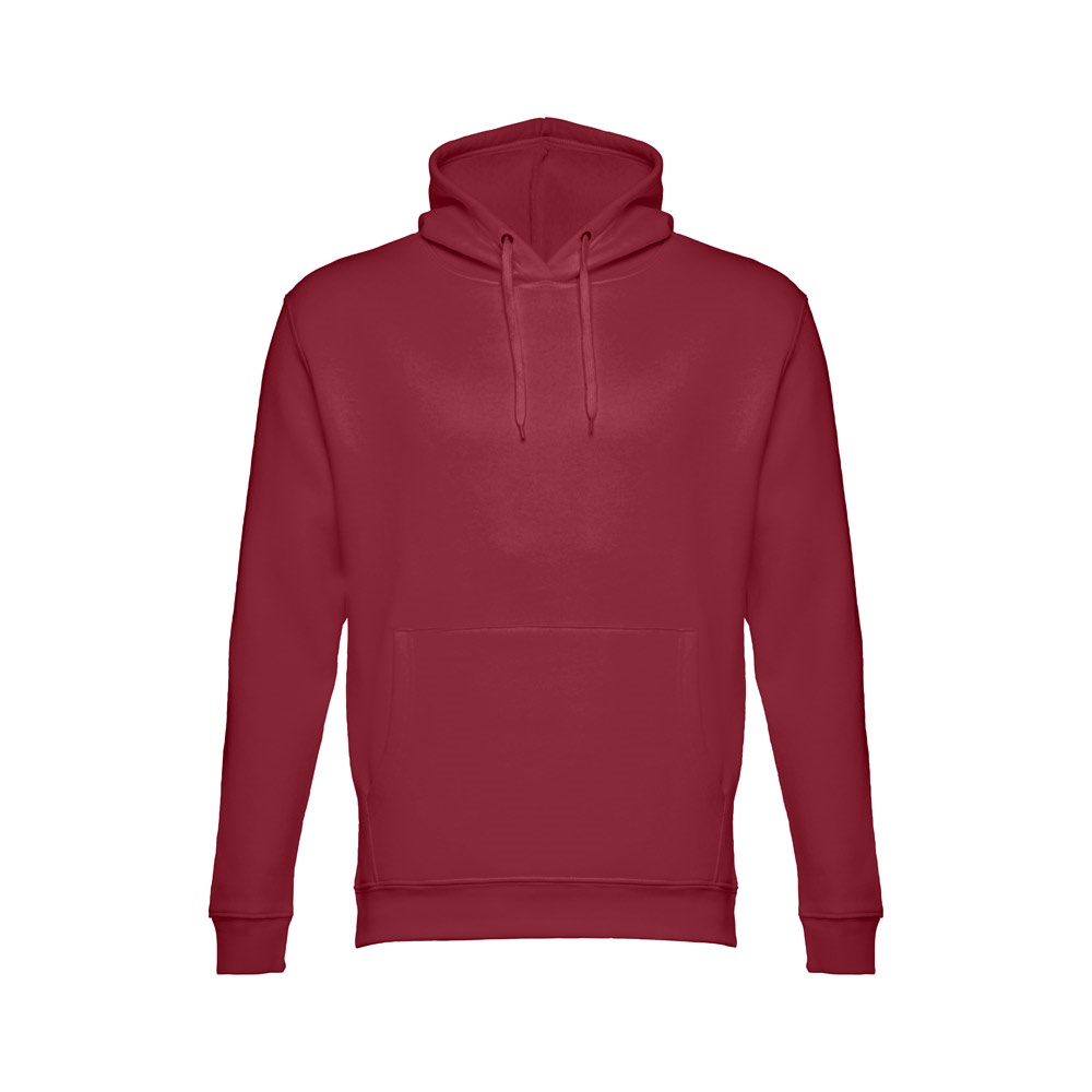THC PHOENIX. Bluza (unisex) z kapturem z bawełny i poliestru P033468S burgund