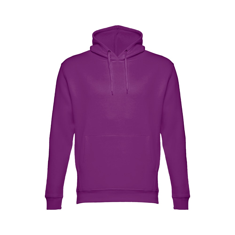 THC PHOENIX. Bluza (unisex) z kapturem z bawełny i poliestru P033468S purpurowy