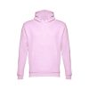 THC PHOENIX. Bluza (unisex) z kapturem z bawełny i poliestru P033468S liliowy