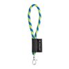 . Lanyard Tube Short Set. Modele standardowe P040921S fluorescencyjny żółty / szafirowy