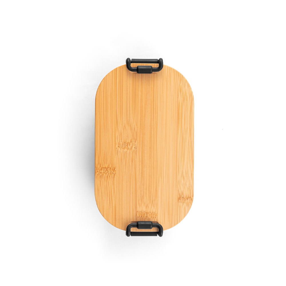 MAHLEB. Szczelne pudełko z PP z bambusową pokrywką P145128S ST-94390-W MAHLEB. Szczelne pudełko z PP z bambusową pokrywką P145128S ST-94390-W