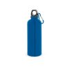 KELCE. Butelka ze stali nierdzewnej o pojedynczych ściankach z karabińczykiem 550 ml P145137S granatowy