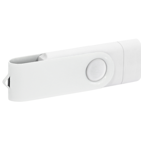 Pamięć USB PD-6 OTG-C P061621U biały / biały
