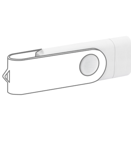 Pamięć USB PD-6 OTG-C P061621U biały / miks kolorów