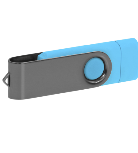 Pamięć USB PD-6 OTG-C P061621U błękitny / grafitowy