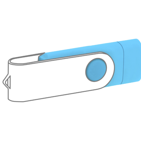 Pamięć USB PD-6 OTG-C P061621U błękitny / miks kolorów