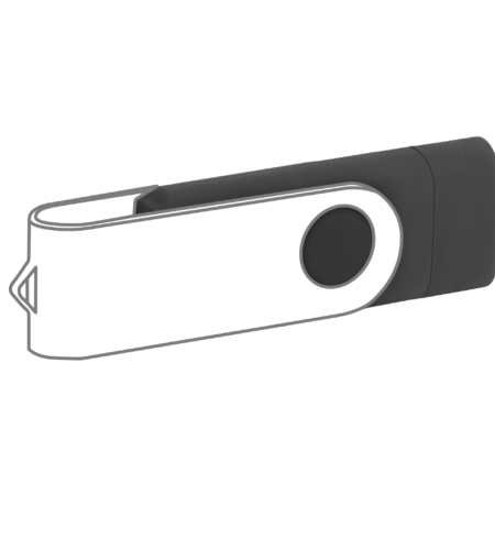 Pamięć USB PD-6 OTG-C P061621U czarny / miks kolorów