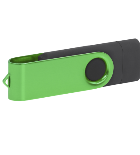 Pamięć USB PD-6 OTG-C P061621U czarny / zielony