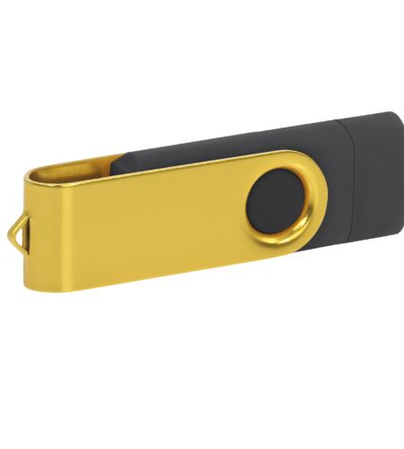 Pamięć USB PD-6 OTG-C P061621U czarny / żółty