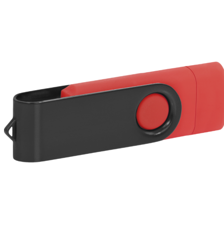 Pamięć USB PD-6 OTG-C P061621U czerwony / czarny