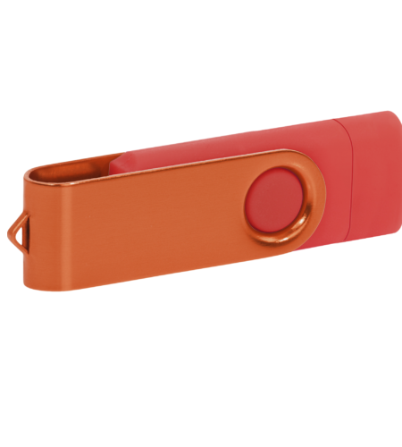 Pamięć USB PD-6 OTG-C P061621U czerwony / pomarańczowy