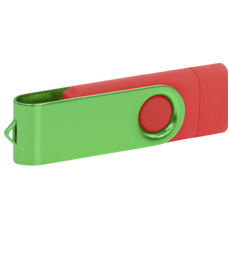 Pamięć USB PD-6 OTG-C P061621U czerwony / zielony