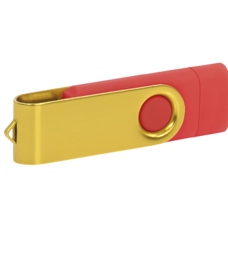 Pamięć USB PD-6 OTG-C P061621U czerwony / żółty