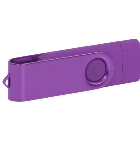 Pamięć USB PD-6 OTG-C P061621U fioletowy / fioletowy